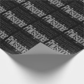 Philosoph Extraordinaire Geschenkpapier (Ecke)