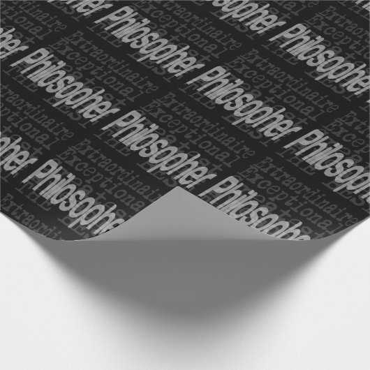 Philosoph Extraordinaire Geschenkpapier (Ecke)