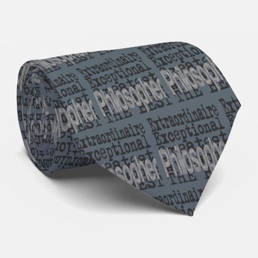 Philosoph Extraordinaire Krawatte (Gerollt)