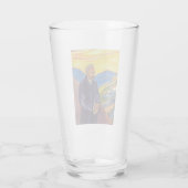 Philosoph Friedrich Nietzsche (von Edvard Munch) Glas (Rückseite)