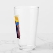 Philosoph Friedrich Nietzsche (von Edvard Munch) Glas (Links)