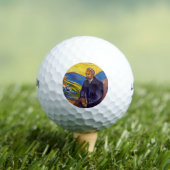 Philosoph Friedrich Nietzsche (von Edvard Munch) Golfball (Insitu T-Shirt)