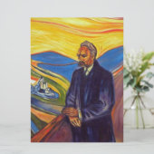Philosoph Friedrich Nietzsche (von Edvard Munch) Karte (Stehend Vorderseite)