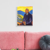 Philosoph Friedrich Nietzsche (von Edvard Munch) Leinwanddruck (Insitu (Wohnzimmer))