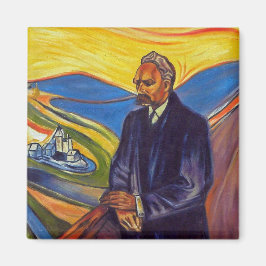 Philosoph Friedrich Nietzsche (von Edvard Munch) Magnet