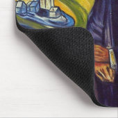 Philosoph Friedrich Nietzsche (von Edvard Munch) Mousepad (Ecke)