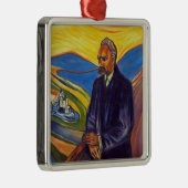 Philosoph Friedrich Nietzsche (von Edvard Munch) Ornament Aus Metall (Rechts)