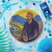 Philosoph Friedrich Nietzsche (von Edvard Munch) Pappteller (Party)
