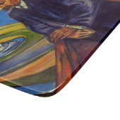 Philosoph Friedrich Nietzsche (von Edvard Munch) Schneidebrett (Ecke)