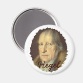 Philosoph Georg Hegel Magnet (Vorderseite/Rückseite)