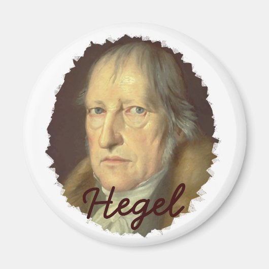 Philosoph Georg Hegel Magnet (Vorne)
