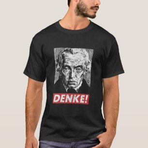 Philosoph Immanuel Kant Denke denken Sapere Aude T-Shirt