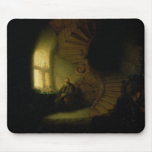 Philosoph in Meditation, 1632 Mousepad (Vorne)