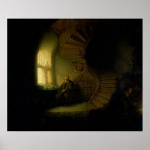 Philosoph in Meditation, 1632 Poster