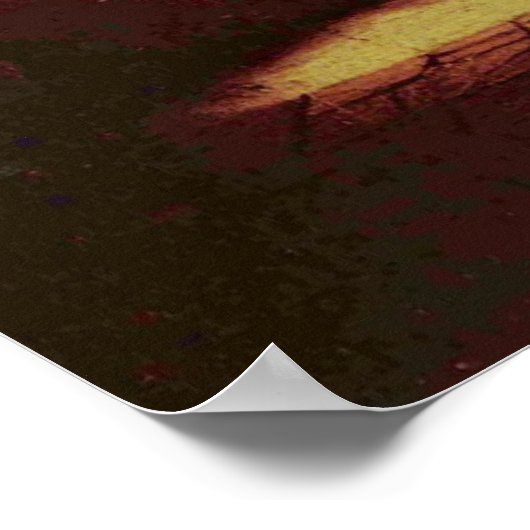 Philosoph in Meditation von Rembrandt van Rijn Poster (Ecke)