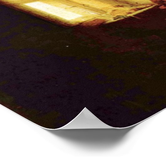 Philosoph in Meditation. von Rembrandt Van Rijn Poster (Ecke)