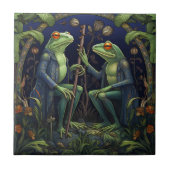 Philosoph King Frogs Tile (Swamp Collection) Fliese (Vorderseite)