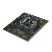 Philosoph King Frogs Tile (Swamp Collection) Fliese (Seite)