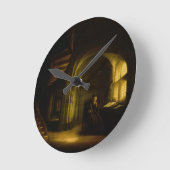 Philosoph mit einem offenen Buch, 1625-7 (Öl auf Runde Wanduhr (Winkel)