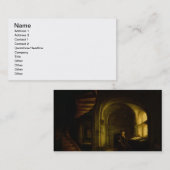 Philosoph mit einem offenen Buch, 1625-7 (Öl auf Visitenkarte (Vorne/Hinten)