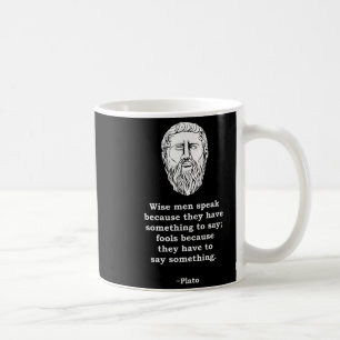 Philosoph Plato Zitat - Philosophie Student Nerd Kaffeetasse