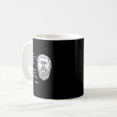 Philosoph Plato Zitat - Philosophie Student Nerd Kaffeetasse (Vorderseite Links)