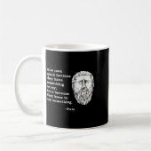Philosoph Plato Zitat - Philosophie Student Nerd Kaffeetasse (Links)