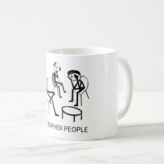 Philosophen - Designer Coffee Tasse (VorderseiteRechts)