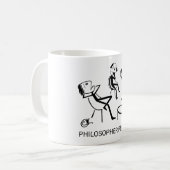 Philosophen - Designer Coffee Tasse (Vorderseite Links)