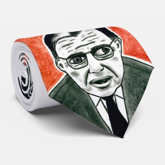 Philosophen-Krawatte Krawatte (Gerollt)