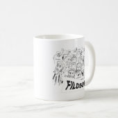 PHILOSOPHEN Platao Aristoteles euclides Sócrates Kaffeetasse (VorderseiteRechts)