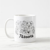 PHILOSOPHEN Platao Aristoteles euclides Sócrates Kaffeetasse (Links)