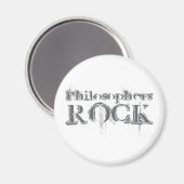 Philosophen Rock Magnet (Vorderseite/Rückseite)