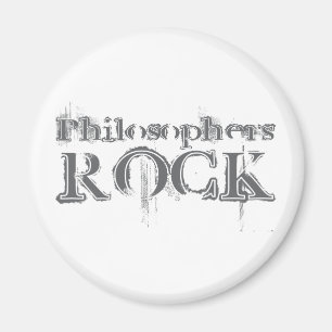 Philosophen Rock Magnet
