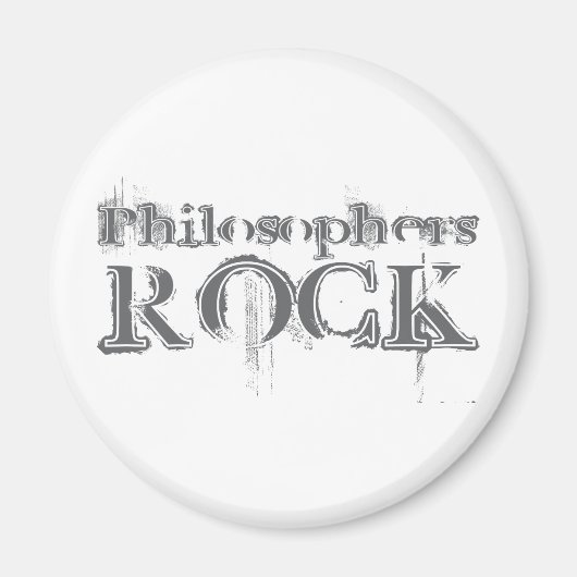Philosophen Rock Magnet (Vorne)