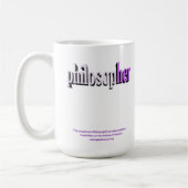 Philosophen-Tassenflieder Kaffeetasse (Links)