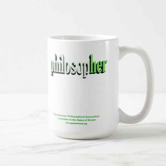 Philosophen-Tassengrün Kaffeetasse (Rechts)