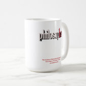 Philosophen-Tassenrot Kaffeetasse (VorderseiteRechts)