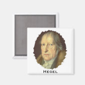 Philosopher Georg Hegel Magnet (Vorderseite/Rückseite)