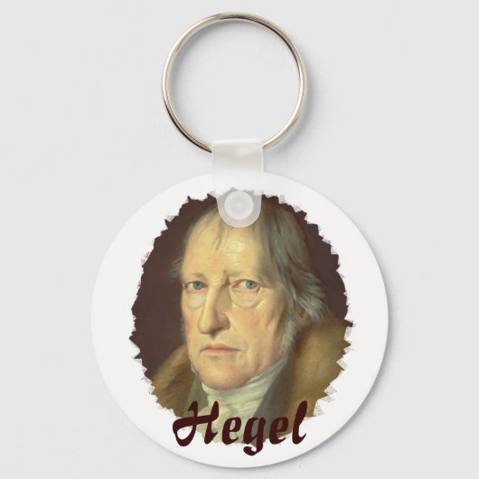 Philosopher Georg Hegel Schlüsselanhänger (Vorderseite)