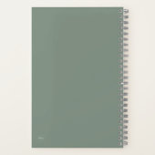 "Philosopher" Journal in Sage Green Notizblock (Rückseite)