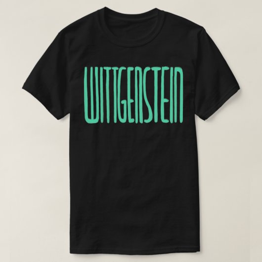 Philosopher Ludwig Wittgenstein T-Shirt (Design vorne)