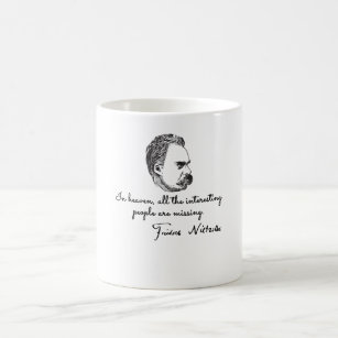 Philosopher nietzsche kaffeetasse