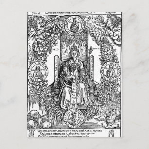 Philosophia von Albrecht Durer Postkarte
