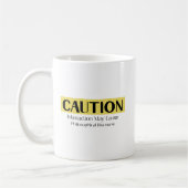 Philosophical Discourse Caution Kaffeetasse (Links)