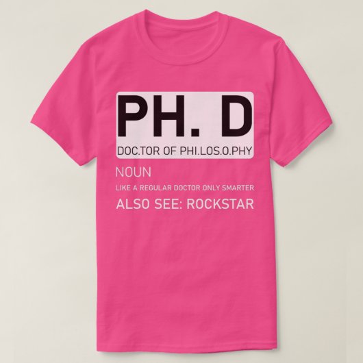 Philosophie 1 T-Shirt (Design vorne)