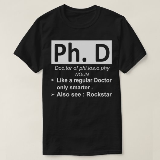 Philosophie 2 T-Shirt (Design vorne)