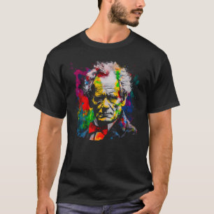 Philosophie Brand Arthur Schopenhauer Deutsche Phi T-Shirt