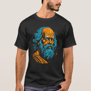 Philosophie Brand Sokrates griechischen Philosophe T-Shirt