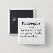 Philosophie-Definition Button (Vorne & Hinten)